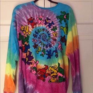long sleeve greatful dead dancing bears shirt